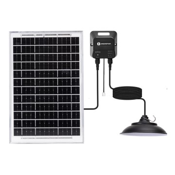 Aigostar - LED solárny luster LED/70W/12V 6000 mAh 6500K IP65 pr. 23,5 cm + diaľkové ovládanie