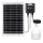 Aigostar - LED solárny luster LED/70W/12V 6000 mAh 6500K IP65 priemer 12 cm + diaľkové ovládanie