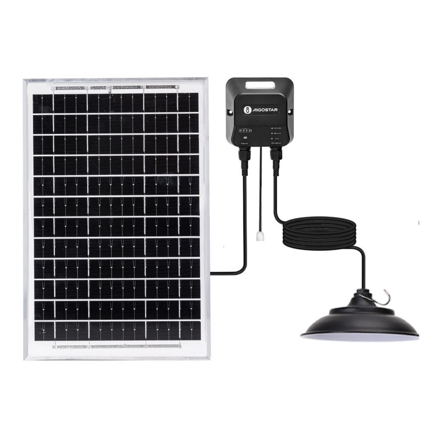 Aigostar - LED Solárny luster LED/70W/12V 6000 mAh 6500K pr. 23,5 cm + diaľkové ovládanie