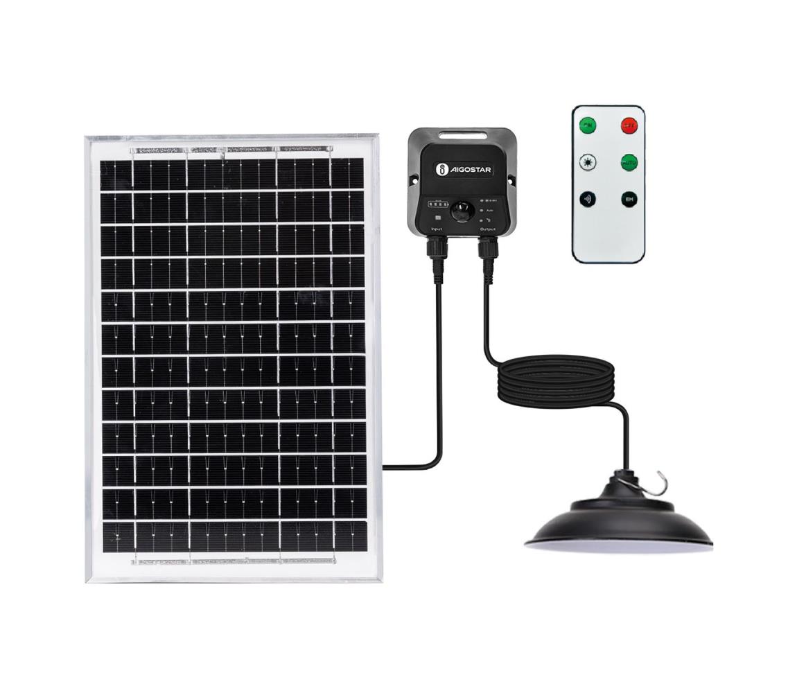 B.V. - LED solárny luster na lanku so senzorom LED/3,7 V 6000 mAh IP65 + DO B1020135R