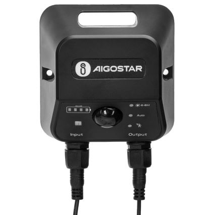 Aigostar - LED solárny luster so senzorom LED/70W/12V 6000 mAh 6500K IP65 pr. 23,5 cm + diaľkové ovládanie