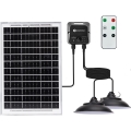 Aigostar - LED solárny luster so senzorom 2xLED/35W/12V 6000 mAh 6500K IP65 pr. 15 cm + diaľkové ovládanie