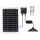 Aigostar - LED solárny luster so senzorom LED/70W/12V 6000 mAh 6500K IP65 pr. 23,5 cm + diaľkové ovládanie