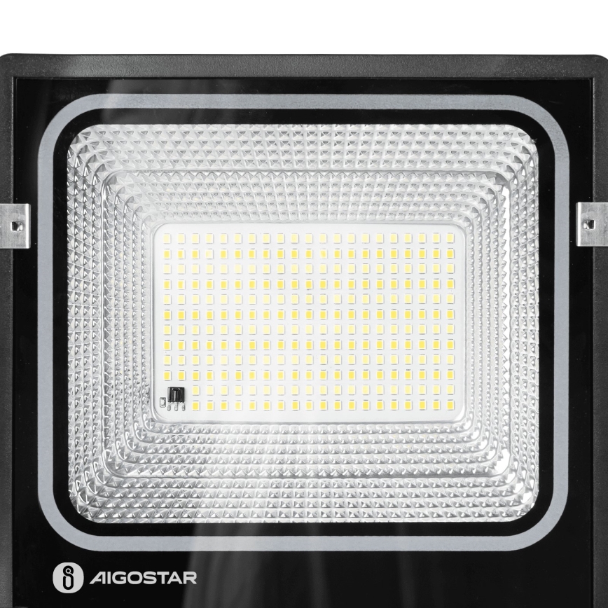 Aigostar - LED solárny reflektor LED/100W/3,2V 2000mAh 3000K/4000K/6500K IP66 + diaľkové ovládanie