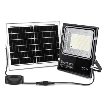 Aigostar - LED solárny reflektor LED/150W/3,2V 3000mAh 3000K/4000K/6500K IP66 + diaľkové ovládanie