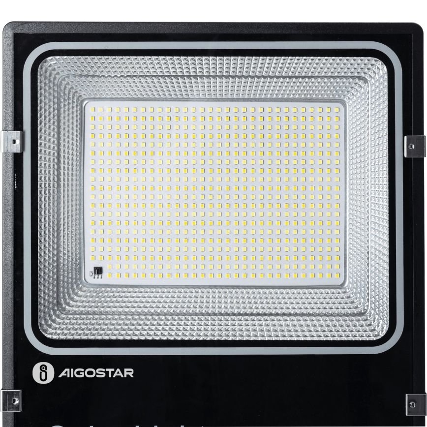 Aigostar - LED Solárny reflektor LED/200W/3,2V 3600mAh 3000K/4000K/6500K IP66 + diaľkové ovládanie