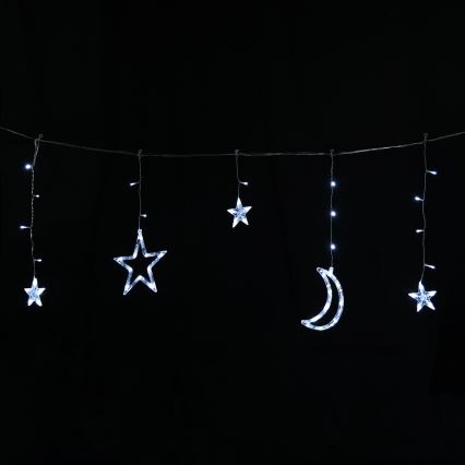 Aigostar - LED Solárny vianočný reťaz 120xLED/8 funkcií 3x0,6m 500 mAh IP65 studená biela
