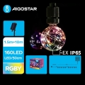 Aigostar - LED Solárny vianočný reťaz 20xLED/8 funkcií 11,5m IP65 viacfarebný