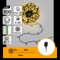 Aigostar - LED Solárny vianočný reťazec 300xLED/8 funkcií 32m IP65 teplá biela 1200 mAh