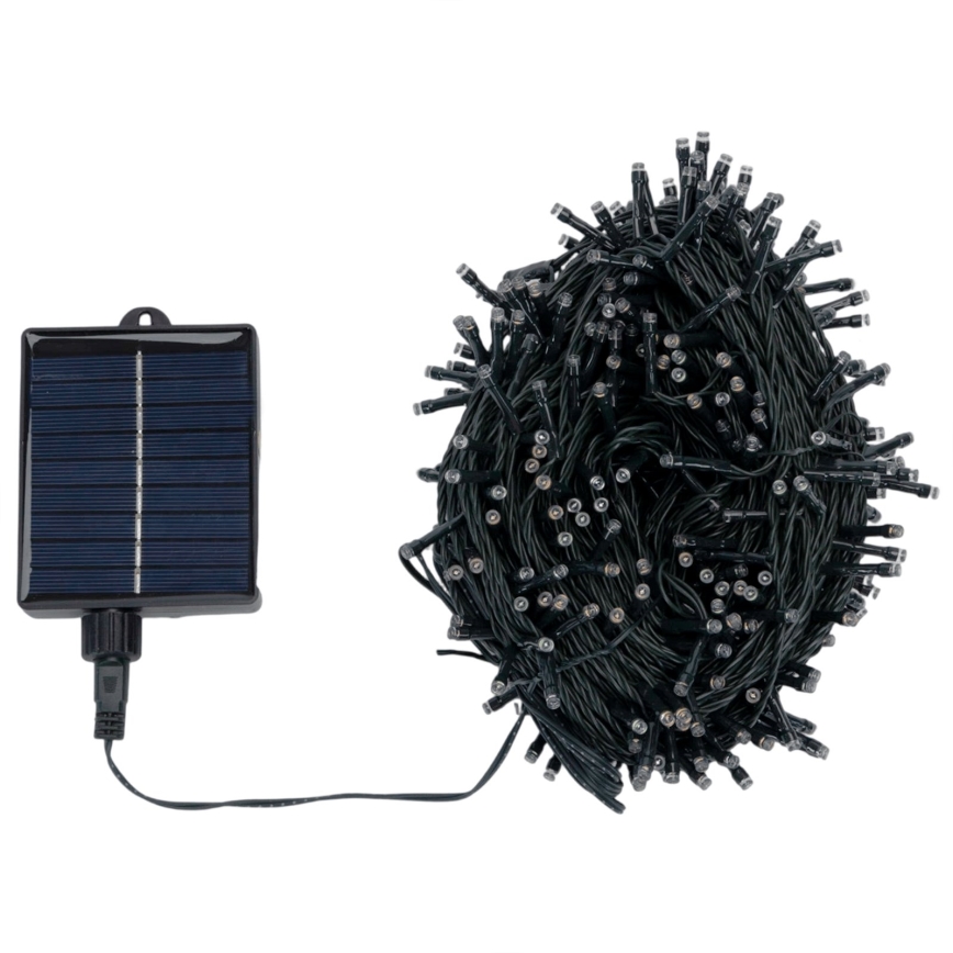 Aigostar - LED solárna vianočná reťaz 500xLED/8 funkcií 52m IP65 viacfarebná 1200 mAh
