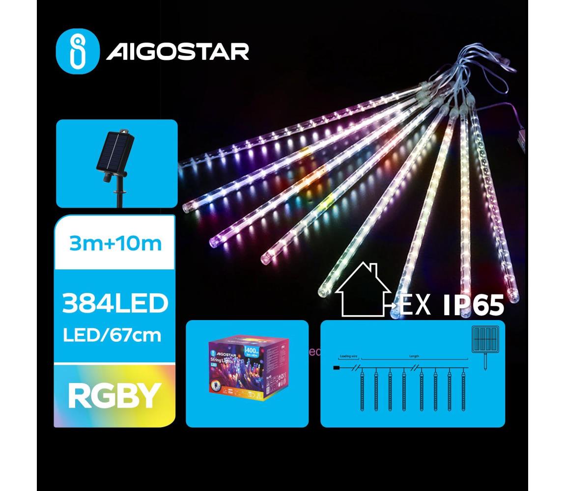 B.V. - LED sončni niz lučk, 384 LED / 13 m, IP65, večbarven B10201ON4