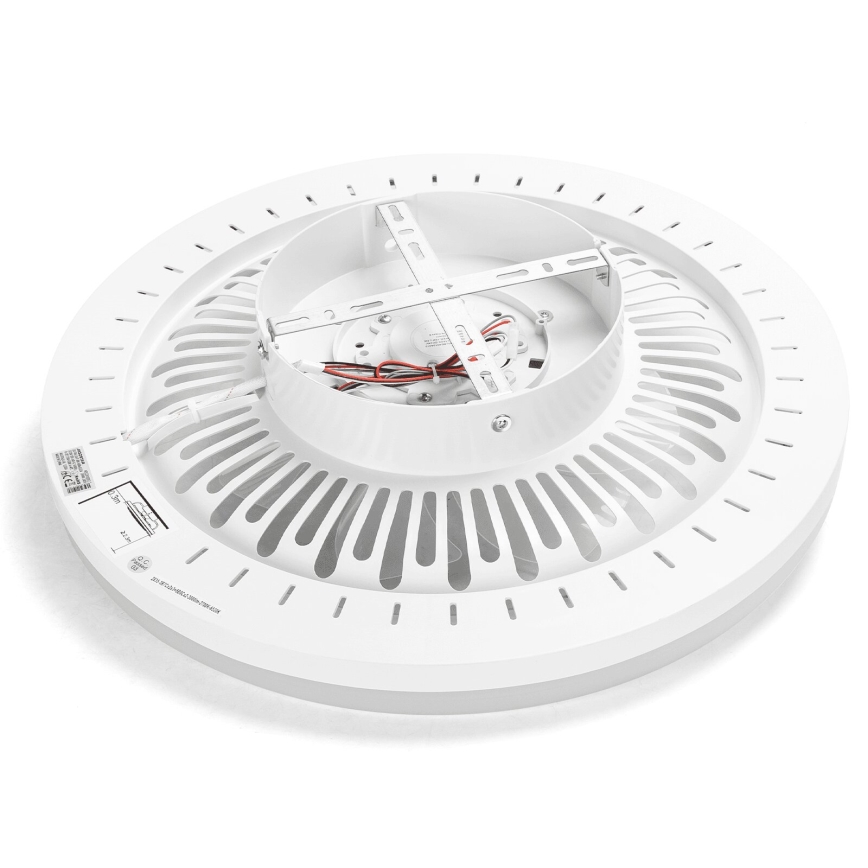 Aigostar - LED Stmievateľné stropní ventilátor LED/40W/230V 2700/4000/6500K pr. 50 cm + diaľkové ovládanie biela