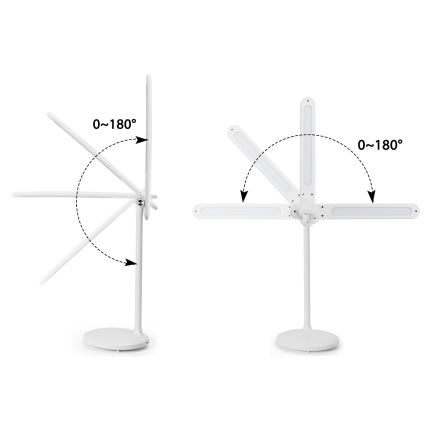 Aigostar - LED Stmievateľná nabíjacia dotyková stolná lampa LED/3W/5V 2700/4000/6500K 1800 mAh