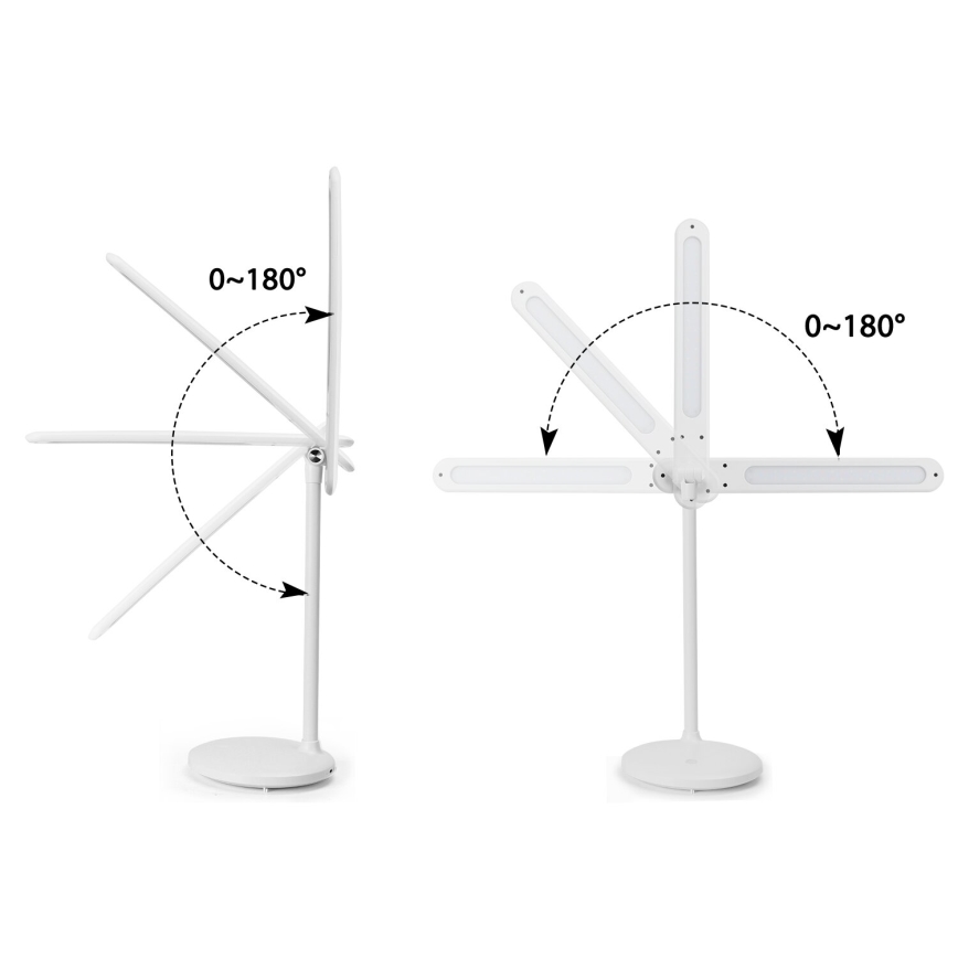 Aigostar - LED Stmievateľná nabíjacia dotyková stolná lampa LED/3W/5V 2700/4000/6500K 1800 mAh