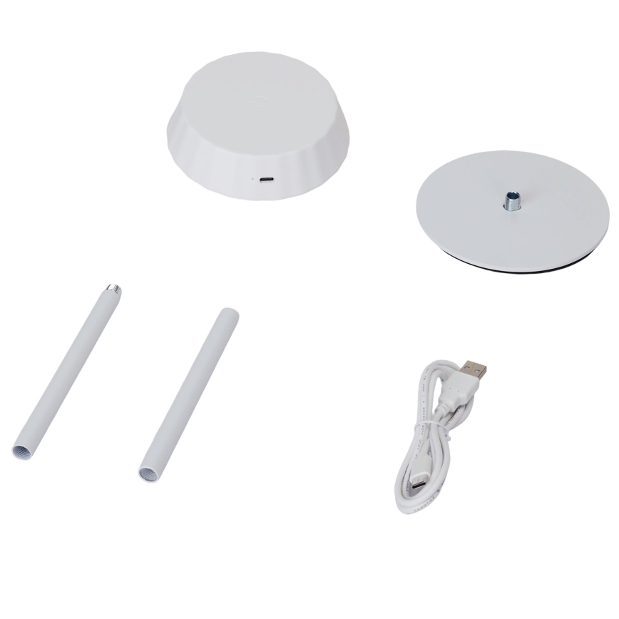 Aigostar - LED Stmievateľná stolná lampa AMBIENT LED/2,4W/5V 3000-6500K biela