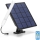 Aigostar - LED Stmievateľná trubica so solárnym panelom LED/3,2V 3000K/4000K/6500K IP65 5000 mAh + diaľkové ovládanie