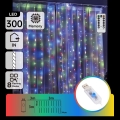 Aigostar - LED stmievateľná vianočná reťaz 300xLED/8 funkcií USB 6x3m viacfarebná + diaľkové ovládanie
