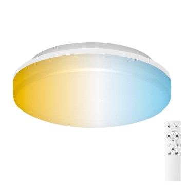 Aigostar - LED Stmievateľné kúpeľňové stropné svietidlo LED/24W/230V 3000K-6500K IP54 priemer 33 cm + diaľkové ovládanie