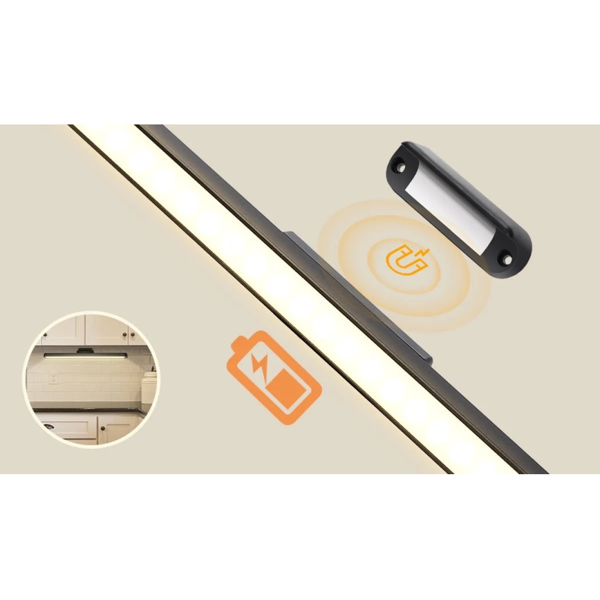 Aigostar - LED Stmievateľné nabíjacie osvetlenie zrcadla LED/2,9W/5V