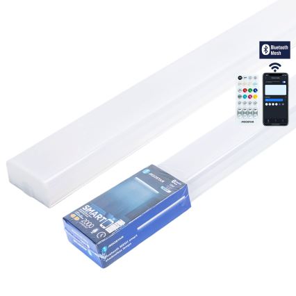 Aigostar - LED stmievateľné žiarivkové svietidlo MESH LED/18W/230V 6500K + diaľkové ovládanie