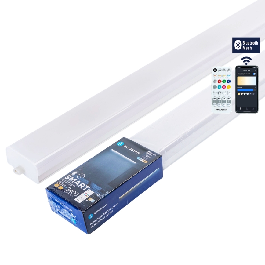 Aigostar - stmievateľné LED žiarivkové svietidlo MESH LED/30W/230V 3000-6500K + diaľkové ovládanie