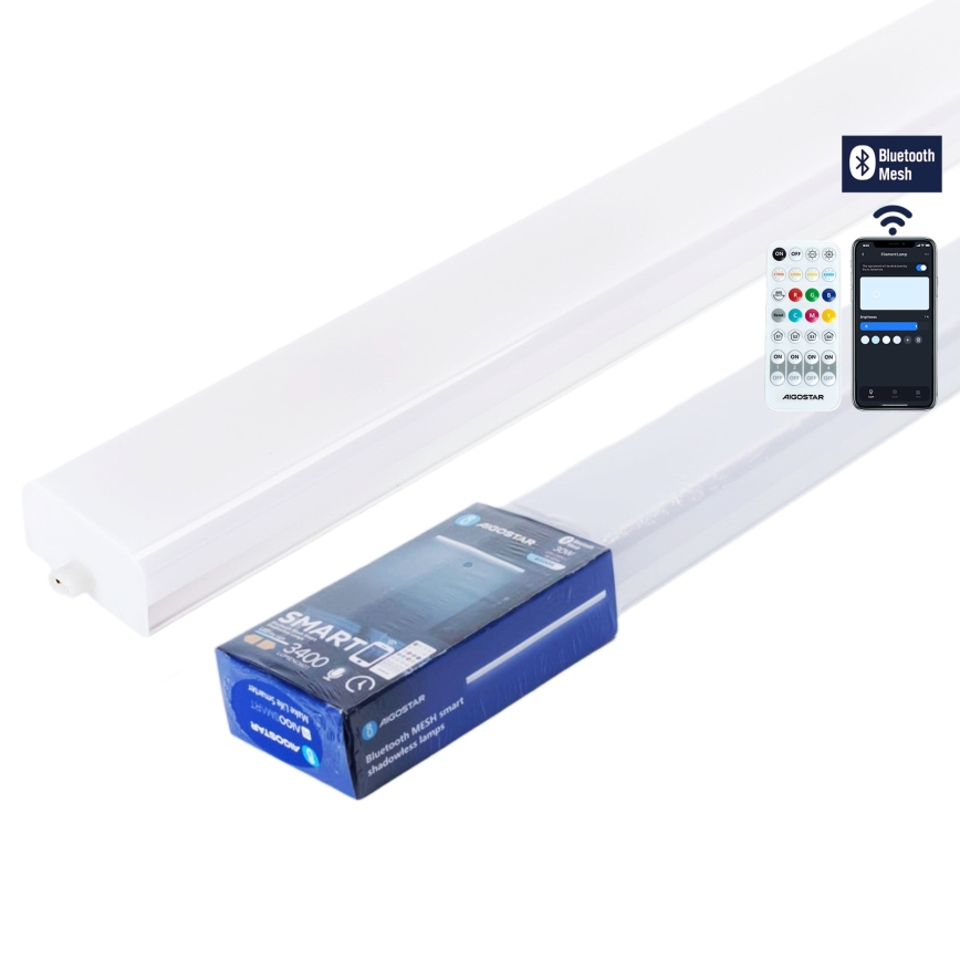 Aigostar - LED stmievateľné žiarivkové svietidlo MESH LED/30W/230V 6500K