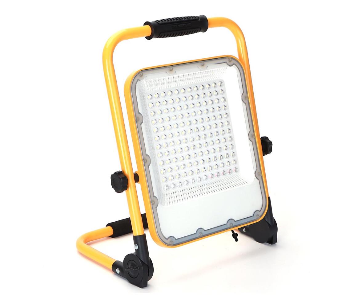 B.V. - LED Stmievateľný nabíjací reflektor LED/100W/5V 6500K IP65