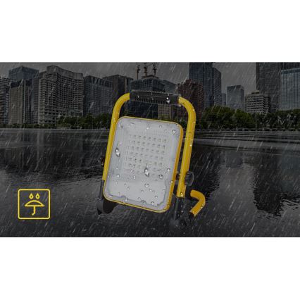 Aigostar - LED Stmievateľný nabíjací reflektor LED/100W/5V 6500K IP65