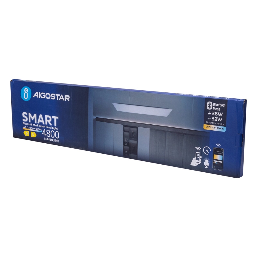 Aigostar - LED Stmievateľný panel podhľadový MESH LED/36W/230V 2700-6500K 120x30 cm