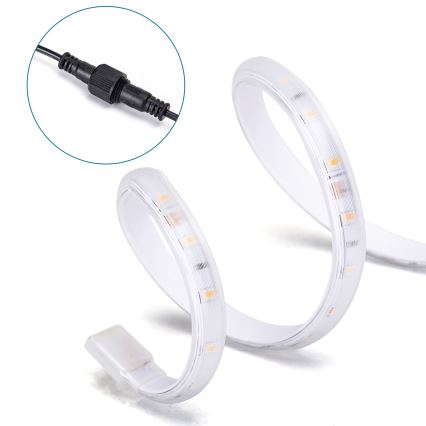 Aigostar - LED Stmievateľný solárny pásik LED/10W/3,2V 10 m 2700K IP65 + diaľkové ovládanie