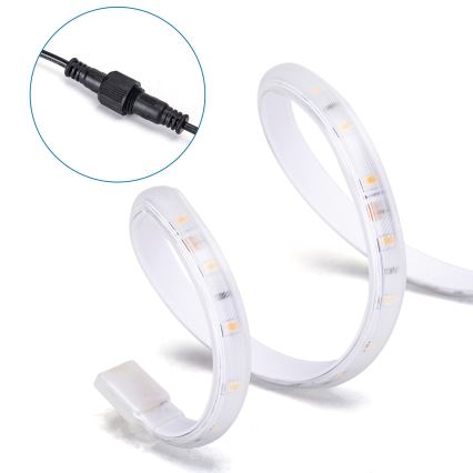 Aigostar - LED Stmievateľný solárny pásik LED/20W/3,2V 20 m 2700K IP65 + diaľkové ovládanie