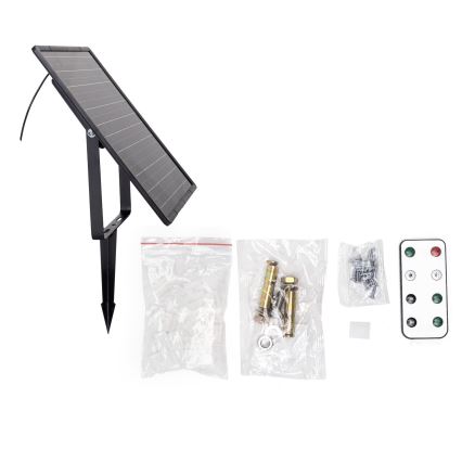 Aigostar - LED Stmievateľný solárny pásik LED/20W/3,2V 20 m 2700K IP65 + diaľkové ovládanie