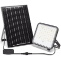 Aigostar - LED Stmievateľný solárny reflektor LED/100W/3,4V 3000/4000/6500K IP66 8000 mAh + diaľkové ovládanie