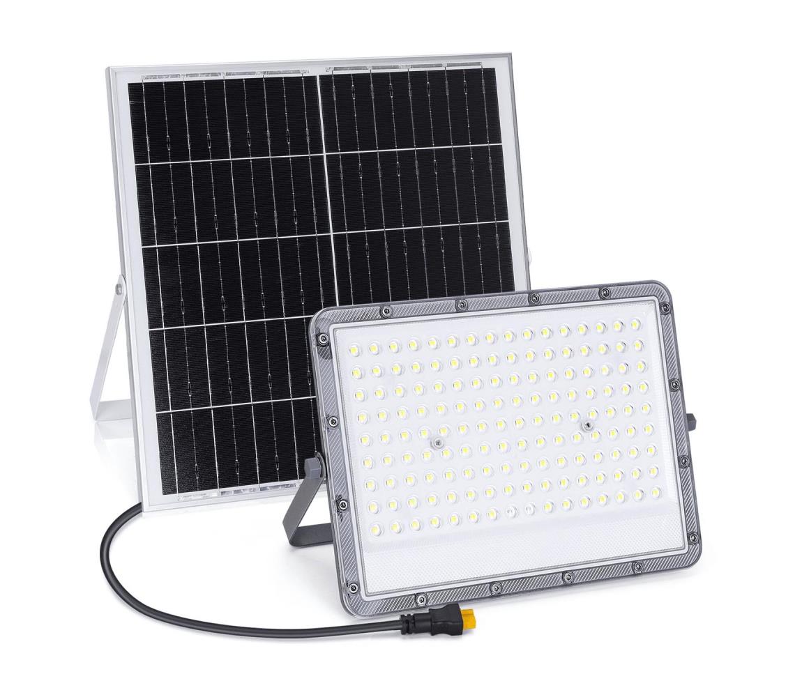 B.V. - LED stmievateľný solárny reflektor LED/200W/3,2V IP65 + diaľkové ovládanie B10202GT0