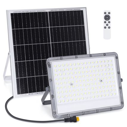 Aigostar - LED Stmievateľný solárny reflektor LED/200W/3,4V 20000 mAh IP65 + diaľkové ovládanie