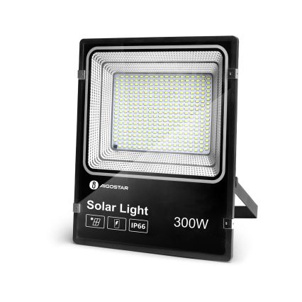 Aigostar - LED Stmievateľný solárny reflektor LED/300W/3,2V IP66 + diaľkové ovládanie