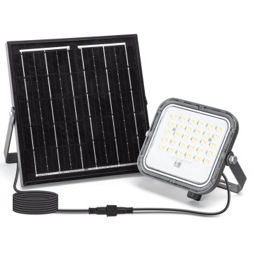 Aigostar - LED Stmievateľný solárny reflektor LED/50W/3,4V 3000/4000/6500K IP66 + diaľkové ovládanie