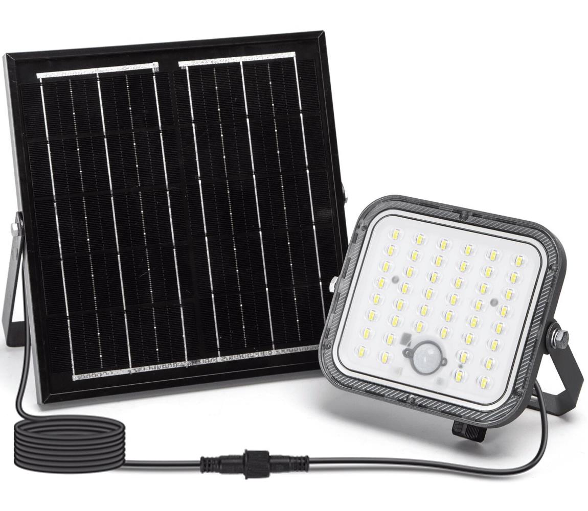 B.V. - LED stmievateľný solárny reflektor s čidlom LED/80W/3,4V IP66 + DO B1020133Q