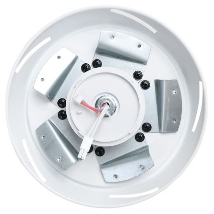 Aigostar - LED Stmievateľný stropný ventilátor LED/20W/230V 2700-6500K 132cm biela/béžová + diaľkové ovládanie