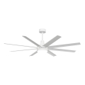 Aigostar - LED Stmievateľný stropný ventilátor LED/24W/230V 2700-6500K pr. 165 cm + diaľkové ovládanie biela