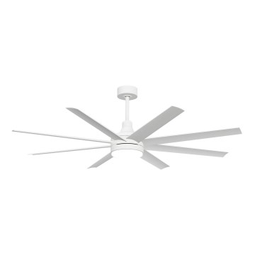 Aigostar - LED Stmievateľný stropný ventilátor LED/24W/230V 2700-6500K pr. 165 cm + diaľkové ovládanie biela
