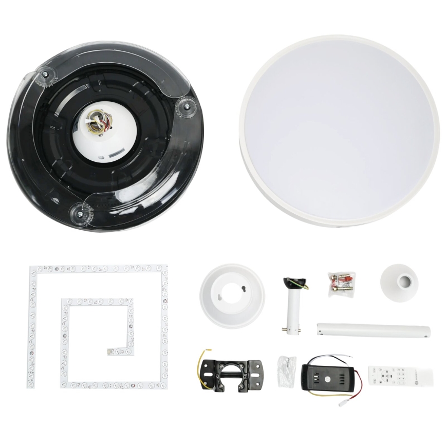 Aigostar - LED Stmievateľný stropný ventilátor LED/36W/230V 2700-6500K pr. 107 cm + diaľkové ovládanie biela