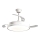 Aigostar - LED Stmievateľný stropný ventilátor LED/36W/230V 2700-6500K pr. 107 cm + diaľkové ovládanie biela