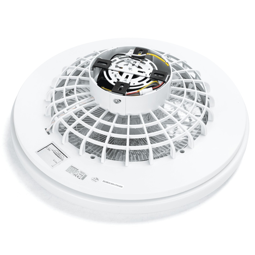 Aigostar - LED Stmievateľný stropný ventilátor LED/40W/230V 2700-6500K pr. 48 cm + diaľkové ovládanie biela