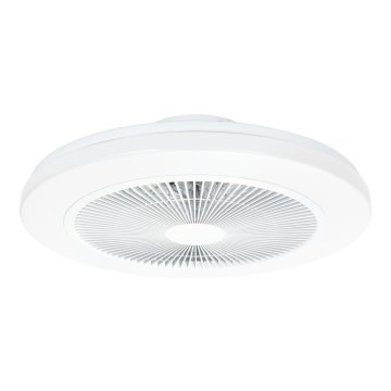 Aigostar - LED Stmievateľný stropný ventilátor LED/40W/230V 2700-6500K pr. 48 cm + diaľkové ovládanie biela