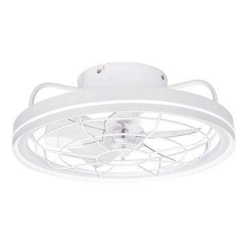 Aigostar - LED Stmievateľný stropný ventilátor LED/40W/230V 2700-6500K pr. 48 cm + diaľkové ovládanie biela