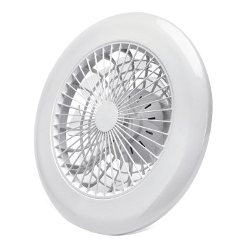Aigostar - LED Stmievateľný stropný ventilátor LED/40W/230V 2700-6500K pr. 49 cm + diaľkové ovládanie biela