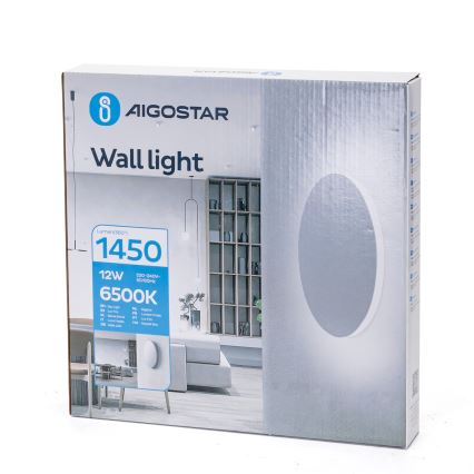 Aigostar - LED Stropné svietidlo LED/12W/230V 6500K pr. 25 cm