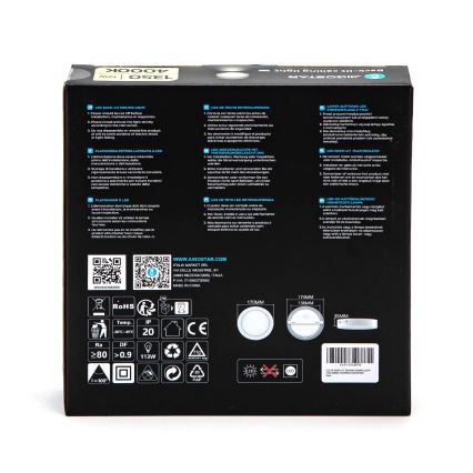 Aigostar - LED Stropné svietidlo LED/12W/230V pr. 17,4 cm 4000K biela