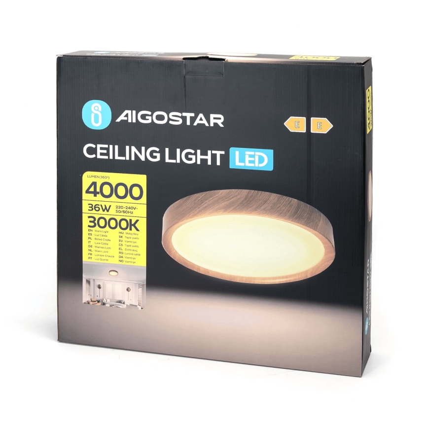 Aigostar - LED Stropné svietidlo LED/36W/230V 3000K pr. 48,1 cm